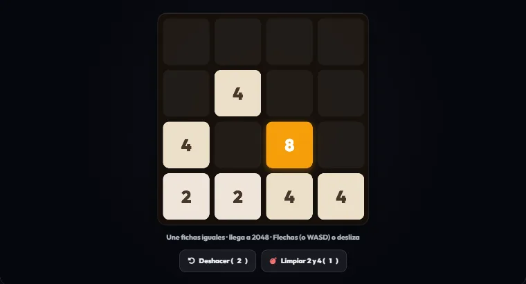 Así se ve 2048