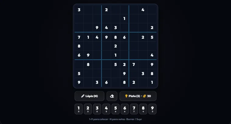 Así se ve Sudoku