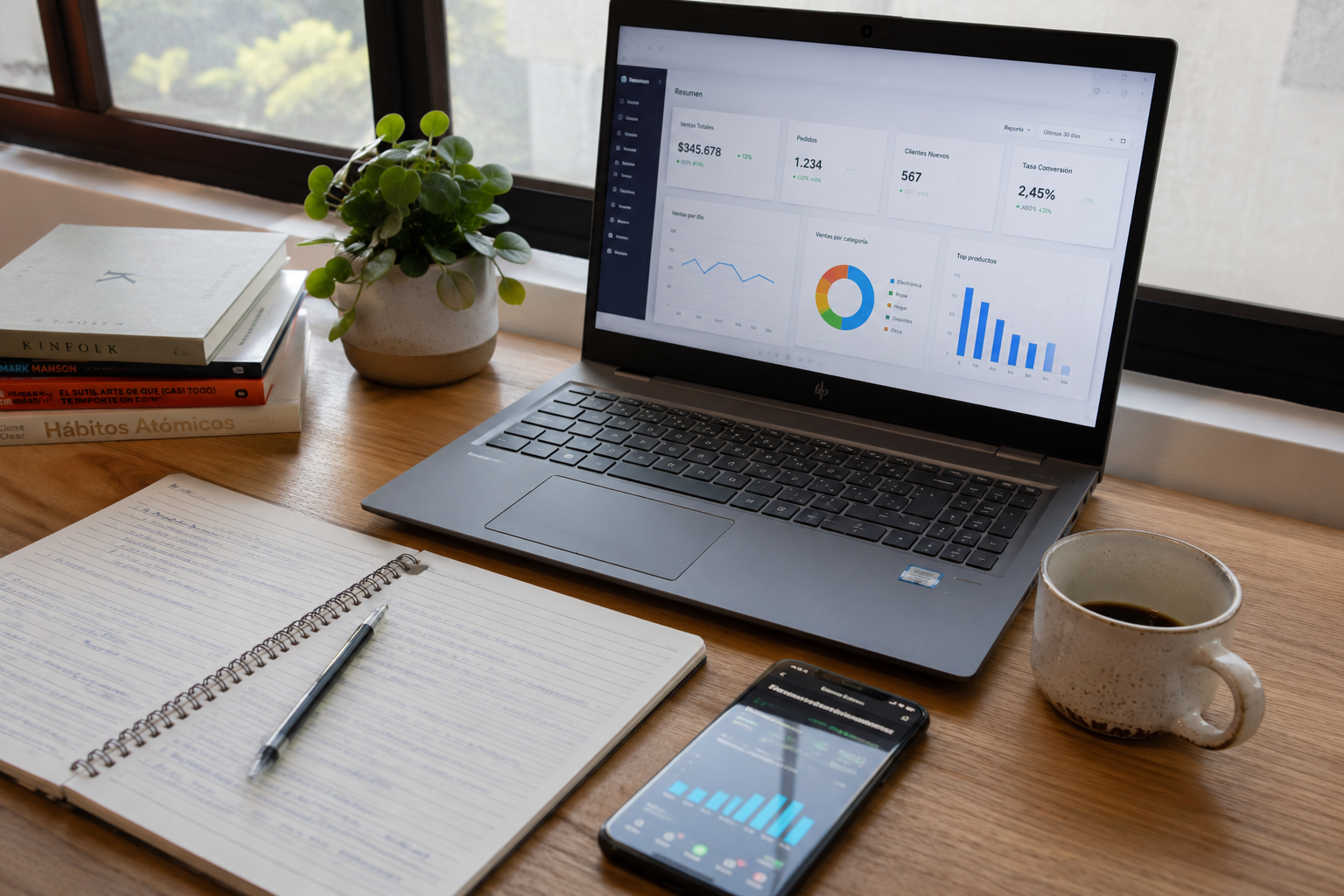 Mockup de la plataforma Globality